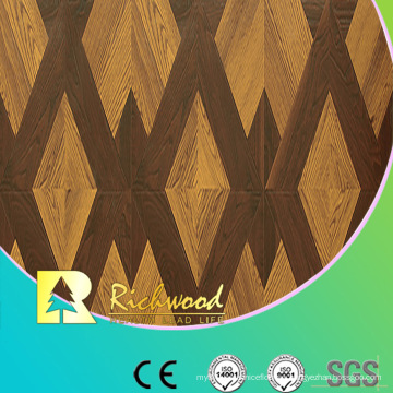 Hogar 12.3mm grabado en relieve V-Grooved Sound Absorbing Laminated Floor